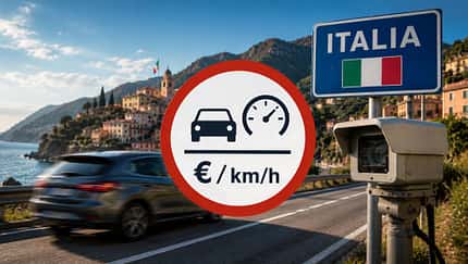08/2026, Italien Tempoverstöße, Bußgeld Italien Tempoverstöße