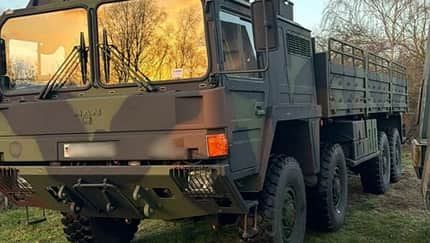 08/2026, MAN Multi 1 Bundeswehr, Lkw 15t mil gl A1.1 MULTI, Polzei, Diebstahl MAN Multi 1 Bundeswehr