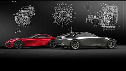 Mazda Vision Coupe, Studie, Tokyo Motor Show 2017, 10/2017, Mazda WankelPatent Mazda Vision Coupe Tokyo Motor Show 2017 Sperrfrist: 23. Oktober 17:01 Uhr MEZ