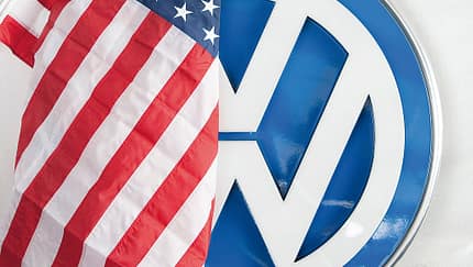 VW, USA-Flagge