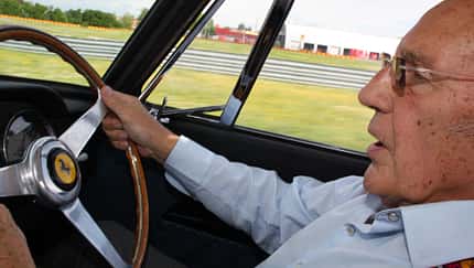 Stirling Moss im Ferrari 250 GT Berlinetta SWB Competizione