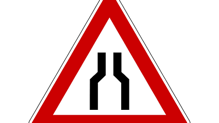 Gefahrzeichen - Verkehrszeichen