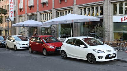 Honda Jazz 1.2 i-VTEC Trend, Mazda 2 1.3 MZR Dynamic, Mitsubishi Colt 1.3 Inform