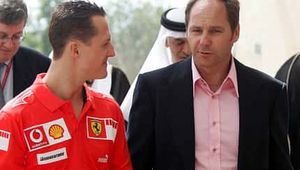 Gerhard Berger & Michael Schumacher