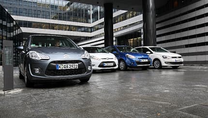 VT Citroen C3, Ford Fiesta, Renault Clio, VW Polo