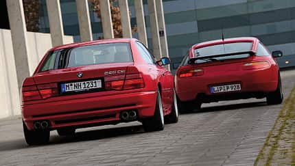 BMW 850 CSi, Baureihe E31, Baujahr 1992, Porsche 928 GT, Baujahr 1989