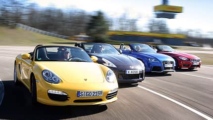 Audi TT, BMW Z4, Porsche Boxster, Nissan 370Z