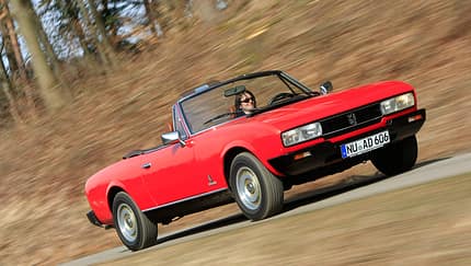 0410, Peugeot, 504, Cabriolet, dynamisch, mokla0510, fbericht, Kaufberatung Peugeot 504 Cabriolet schräg von der Seite