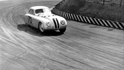 BMW 328 Touring Coupé während des I. Gran Premio Brescia delle Mille Miglia, 28.04.1940