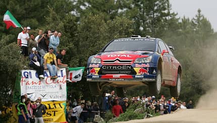 Sebastien Loeb, Rallye Sardinien 2008, Rallye-Sprünge
