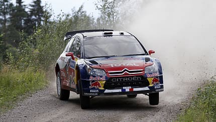 Rallye Finnland 2010, Loeb, Citroen C4 WRC, Sprung