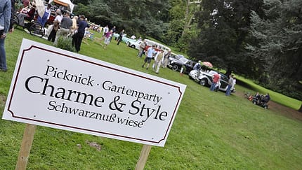 Classic Days Schloss Dyck - Schild