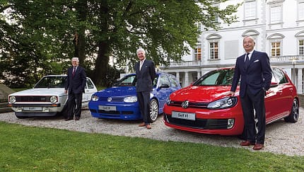 Giorgio Giugiaro, Hartmut Warkuß, Walter de Silva VW Golf