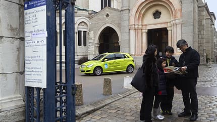 02/11 Mercedes F-Cell World Drive. 4.Etappe Lyon - Perpignan, Mercedes B-Klasse, Brennstoffzelle