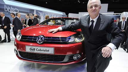 VW Golf VI Cabrio, Genf 2011, Martin Winterkorn