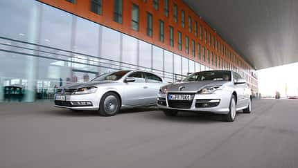 Renault Laguna dCi 110 FAP, VW Passat 1.6 TDI Bluemotion