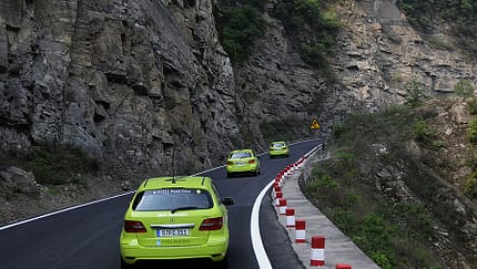 Mercedes-Benz F-Cell World Drive, Mercedes B-Klasse F-Cell, Tag 45, Xian-Lanzhou
