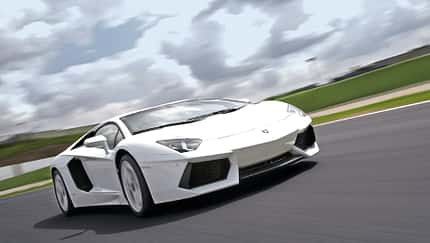 Lamborghini Aventador, Frontansicht, Teststrecke