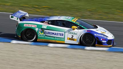 adac, gt-masters, sieger, impressionen, strecke Das Siegerfahrzeug mit der Startnummer 2 beim ADAC GT-Masters