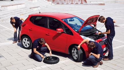 Auto-Check vor der Fahrt
