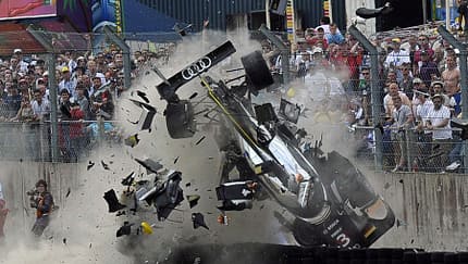 Crash McNish Le Mans 2011