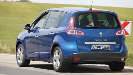 Renault Scenic dCi 110 FAP EDC, Rückansicht, Heck