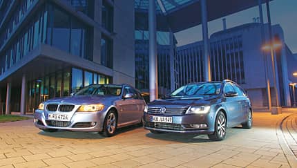 BMW 320d Touring, VW Passat 2.0 TDI Variant
