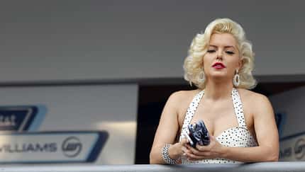 Marilyn Monroe-Double - F1 Singapur