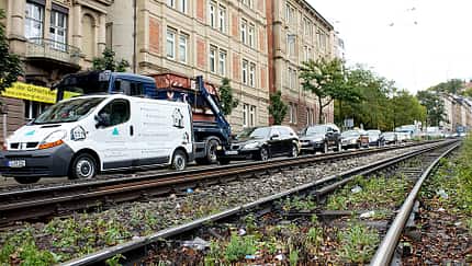 Stau, Stuttgart, Warnstreik VVS
