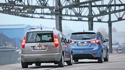 Hyundai ix20, Skoda Roomster 1.6 TDI