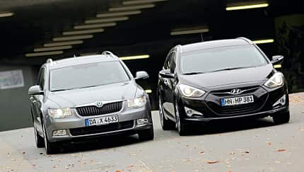 Skoda Superb Combi, Hyundai i40 cw
