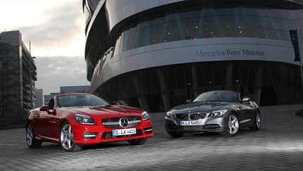 BMW Z4 28i, Mercedes SLK 250
