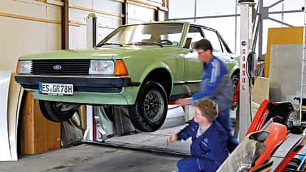 Ford Granada 2.3 L, Hebebühne