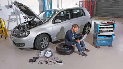 VW Golf 1.4, Werstatt, Anna Matuschek