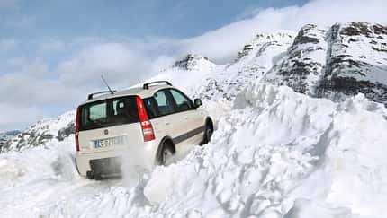 Fiat Panda 4X4, Heck, anfahren