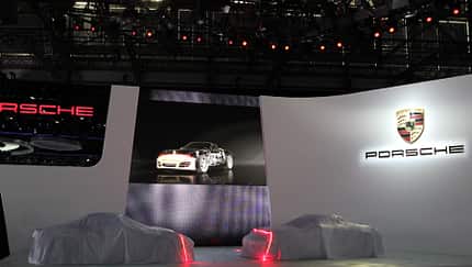 Präsentation Porsche Boxster, Autosalon Genf 2012, Messe