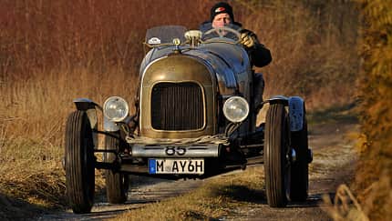 Ford A Speedster, Frontansicht, Ausfahrt
