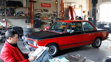 BMW 2002 tii Alpina, Garage, Bernd Koberstein