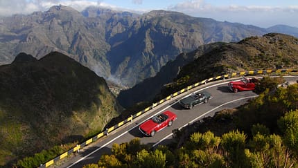 Triumph TR 6, Madeira, Berge