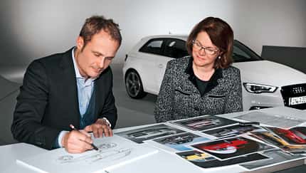 Audi A3, Wolfgang Egger, Birgit Priemer