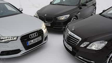Infotainmentsysteme in Audi A6, BMW 5er GT, Mercedes E-Klasse