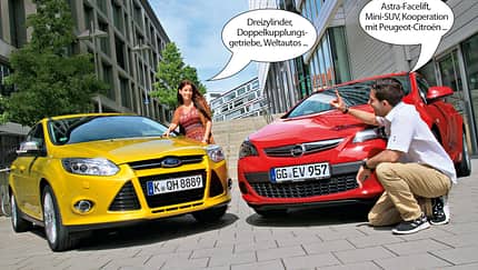 Opel Astra, Ford Fiesta