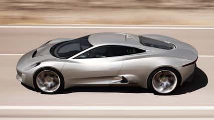 Jaguar C-X75, Seitenansicht