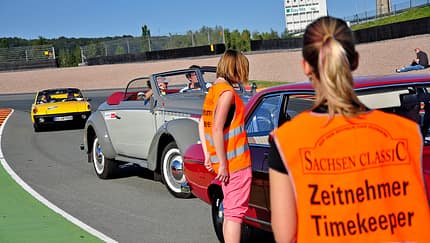 Sachsen Classic 2012, Vortag, Rallye-Lehrgang auf dem Sachsenring