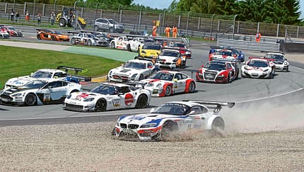 ADAC GT Masters, Start, Erste Kurve