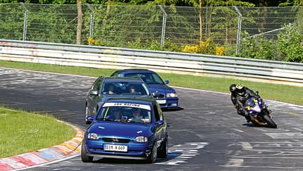 Nürburgring, Kurvenfahrt