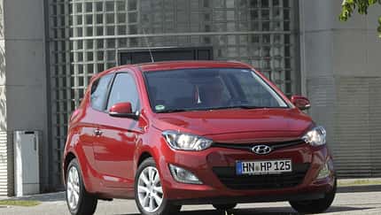 Hyundai i20 Blue 1.1 CRDi Trend, Frontansicht
