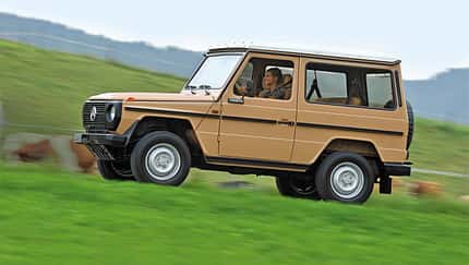 Drei Geländewagen, mkl1112, Fahrbericht Mercedes-Benz 240 GD, Seitenansicht