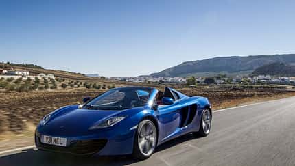 McLaren MP4-12C Spider, Frontansicht