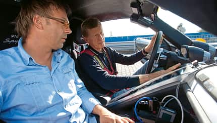 Porsche 918 Spyder, Cockpit, Walter Röhrl